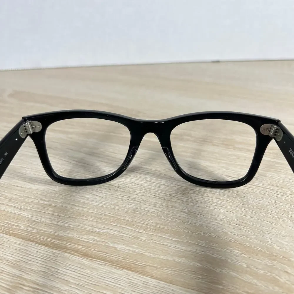 Ray-Ban RB2140 901 Wayfarer Sunglasses Polished Black FRAMES ONLY 50-22 Italy